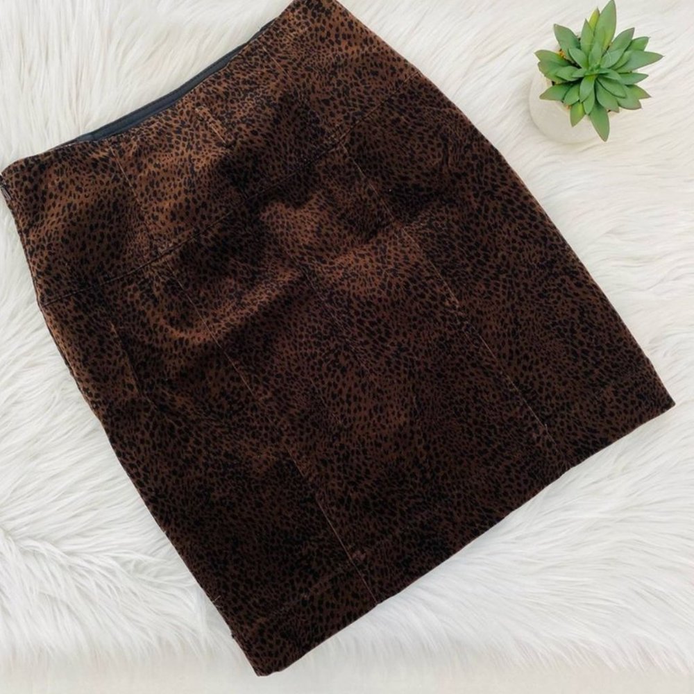 WORTH High-Waisted Corduroy Skirt